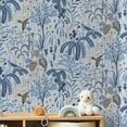 thumbnail image 3 of Tempaper Willow Blue Peel and Stick Wallpaper, 20.5" x 16.5', 3 of 7