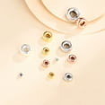 thumbnail image 4 of 10 piezas de cuentas sueltas con agujeros, cuentas espaciadoras pulidas DIY, suministros de joyería populares de varios tamaños para collar Ropa, zapatos y accesorios Miscelánea Oro rosa 8 mm Jumpingount AP010776-29B, 4 of 6