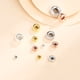 thumbnail image 5 of 10 piezas de cuentas sueltas con agujeros, cuentas espaciadoras pulidas DIY, suministros de joyería populares de varios tamaños para collar Ropa, zapatos y accesorios Miscelánea Dorado 5 mm Guardurnaity AP010776-18B, 5 of 6