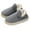 Grey, variant on Women Men House Slippers Memory Foam Closed Back Winter Loafers Non Slip Fuzzy Indoor Outdoor Warm Shoes