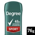 thumbnail image 2 of Degree Men Antisudorifique en Bâton Sport 48 Heures de Protection Contre la Transpiration et les Odeurs pour Hommes, 76g, 2 of 7