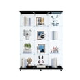thumbnail image 3 of Tall Black 3 Door Glass Cabinet | Suitable for Displaying Decorations and Books | Secure with Lock | Thick Tempered Glass Shelves, 3 of 3