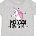 thumbnail image 4 of Inktastic My Yaya Loves Me Unicorn Girls Toddler T-Shirt, 4 of 5