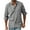 Gray, variant on Men'S Tops, Casual Button Down Shirts, Long Sleeve Wrinkle-Free Textured Untucked Tops With Chest Pocket For Everyday Commute Wear T Shirts Mens Tshirts Cotton Workout (M, Army Green) ZManTrek