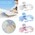 thumbnail image 2 of Transparent Book Clip Plastic Book Page Holder Clips Multifunctional Bookmark Reading Accessories for Teachers Students Reading Lovers, 2 of 8