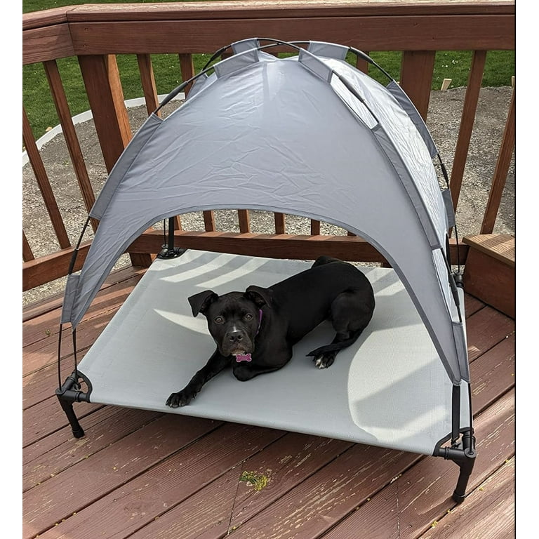 Extra Large Elevated Dog Bed With Canopy Outdoor Dog Bed Pet Canopy - Extra Large Elevated Dog Beds With Storage