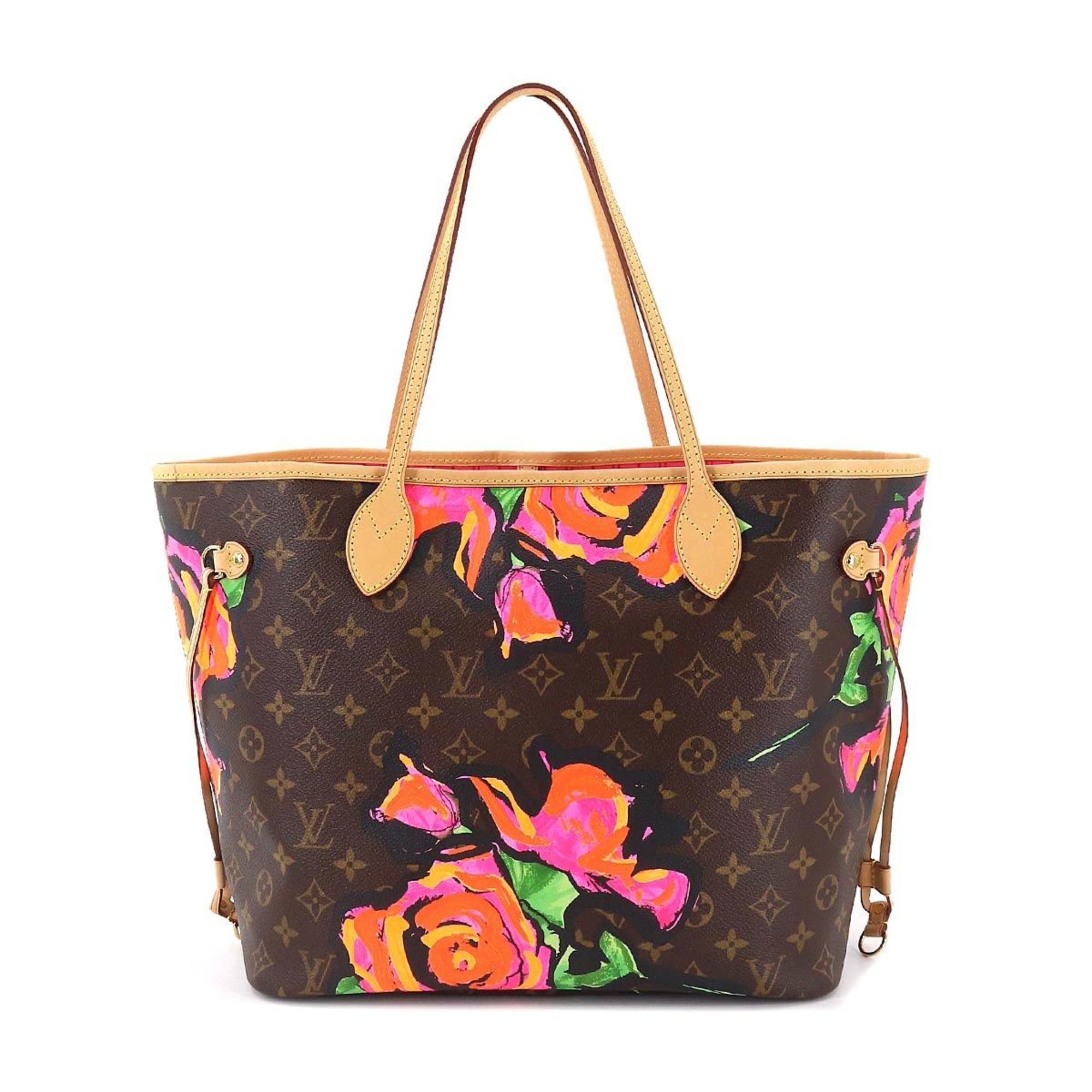 Pre-owned Louis Vuitton 2013 Ikat Neverfull Mm Tote Bag In Brown