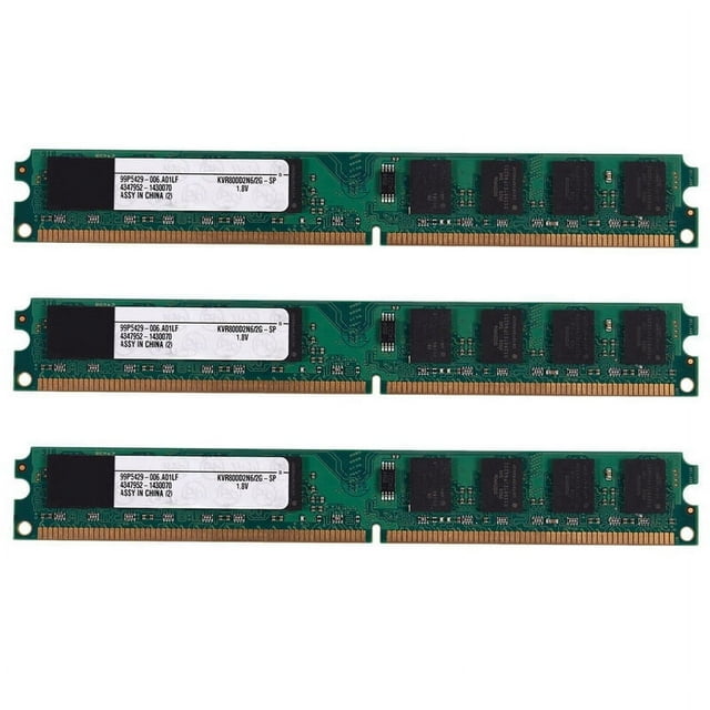 3 memorias RAM DIMM de escritorio DDR2 PC2-6400 de 2 GB, 800 MHz, 240 pines, 1,8 V, para AMD (2 GB/800, S)