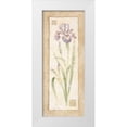 thumbnail image 3 of Pamela Gladding 15x32 White Modern Wood Framed Wall Art Titled - Iris, 3 of 5