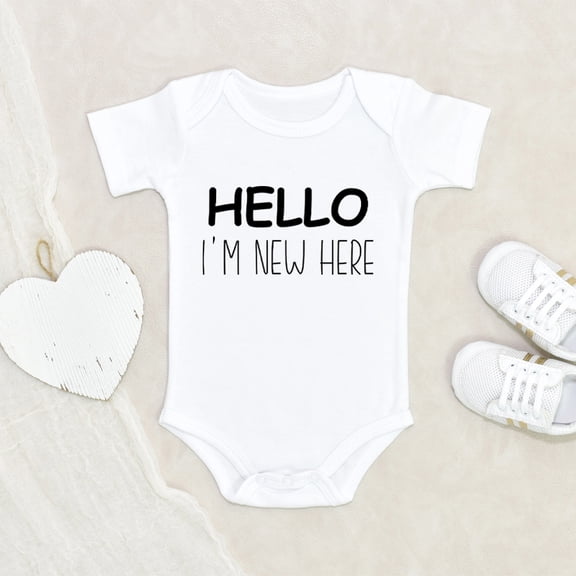 Newbabywishes - Hey I'm Newest Baby Minimalist Clothes for Boys and Girls - Newborn Baby Clothes