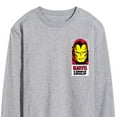 thumbnail image 3 of Marvel Iron Man - Invincible Oversized - Men's Long Sleeve Graphic T-Shirt, 3 of 5