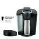 thumbnail image 3 of Cafetera Keurig K-Classic, monodosis, K-Cup, color negro, 3 of 8