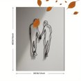 thumbnail image 3 of Couple Minimalist Line Art Canvas Wall Art 15.75x11.81 Inches, 3 of 8