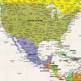 thumbnail image 6 of 32x50 Inch World Map Poster - Extra Large Canvas Wall Art for Classrooms & Office Decor, 6 of 13