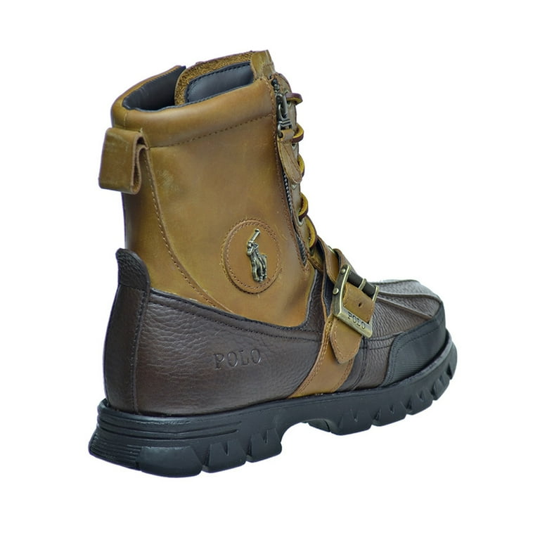 Polo Ralph Lauren Andres III Men's Pitstop/Leather Boots Briarwood