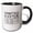 Black/White, variant on 3drose, Robotics System Engineer Funny Decorative Text on White. Gift, 15oz Mug