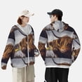 thumbnail image 6 of Gaeub Portrait Of Highland Cow With Its Baby Cow Men's and Women's UPF 50+ Long-Sleeved Sun Protection Clothing, Fishing Shirt Long Sleeve Zip - Large, 6 of 9