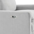 thumbnail image 4 of Oxford Baby Uptown Power Upholstered Glider Recliner Rocking Chair 270° Swivel for Nursery and Living Room – Sand​, 4 of 10