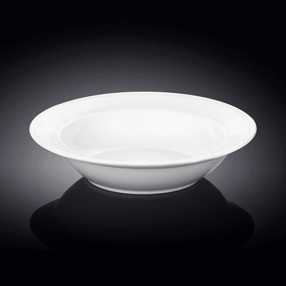 Set Of 6 White Soup Plate 9" inch | 23 Cm 20 Oz | 585 Ml