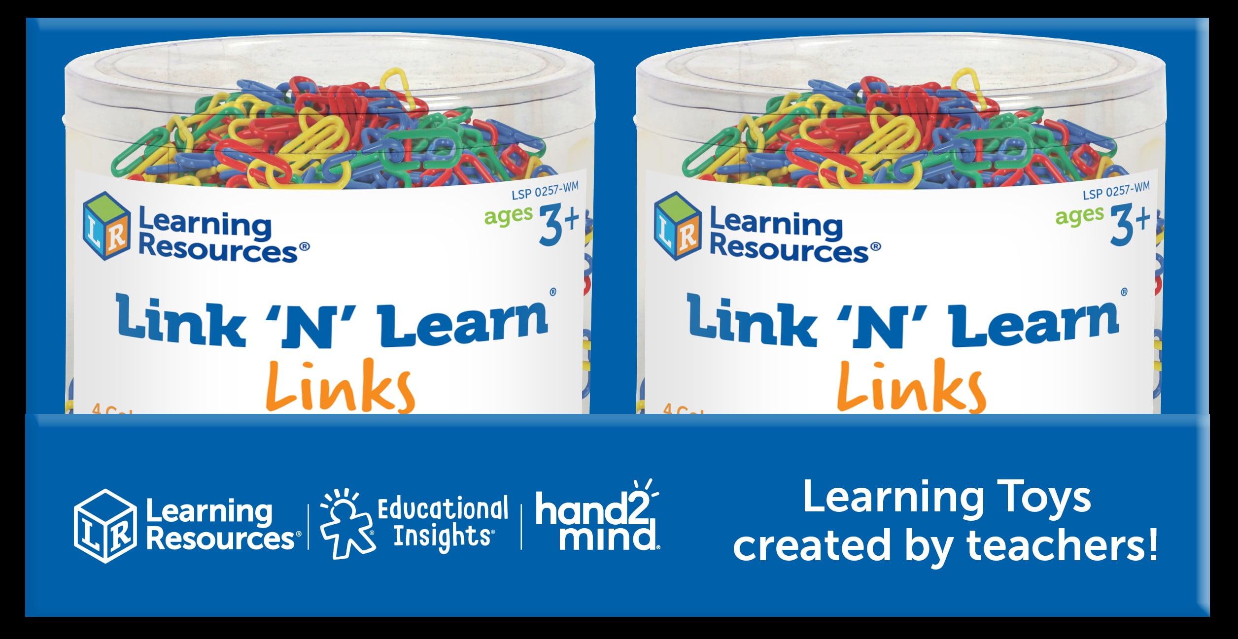 Link 'N' Learn Links, Math Manipulatives, for Grades Pre-K-4 Link \u0027N\u0027 Learn®, Set of 500
