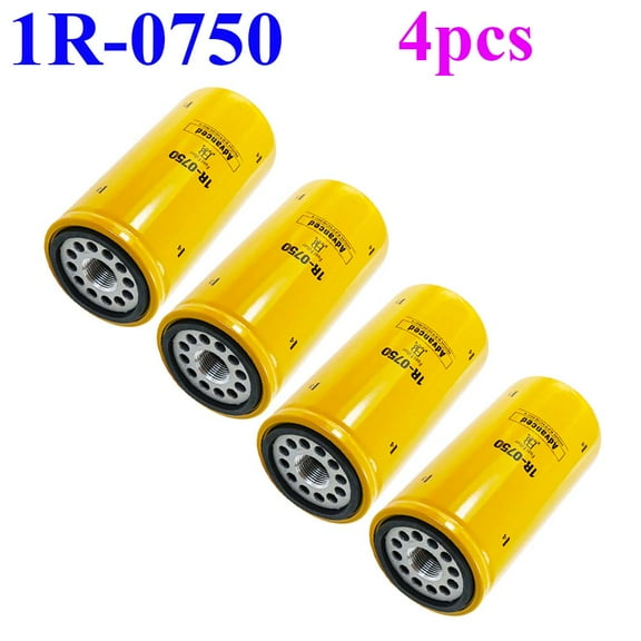 4PC Fuel Filter For CAT 1R-0750 Sealed Duramax Caterpillar 1R0750 New