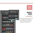 thumbnail image 1 of Simple Non-woven Cloth Fabric Dust-proof Shoe Rack Folding Assembly Non-woven Cloth Shoe Rack Metal Shoe Rack Home Shoe Organizer Cabinet, 1 of 9
