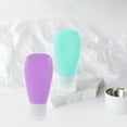 thumbnail image 2 of Travel Size Silicone Squeeze Bottles for Storage Durable and Easy to Clean 4Pcs, 2 of 8