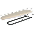 thumbnail image 2 of Household Essentials Accessory Sleeve Ironing Board, plastic top, Foam Pad and Natural Cotton Cover, Heat-Resistant, Compact and Easy to Use, Matte Black Frame, 2 of 8