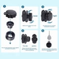 thumbnail image 3 of DXAB Motorcycle Security Motorcycle Anti-theft Lock Knob for Smartphone,Camera Stand, 3 of 11