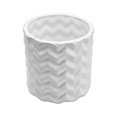 thumbnail image 2 of Maceta Decorativa De Cerámica Esmaltada Diseño W, 2 of 5