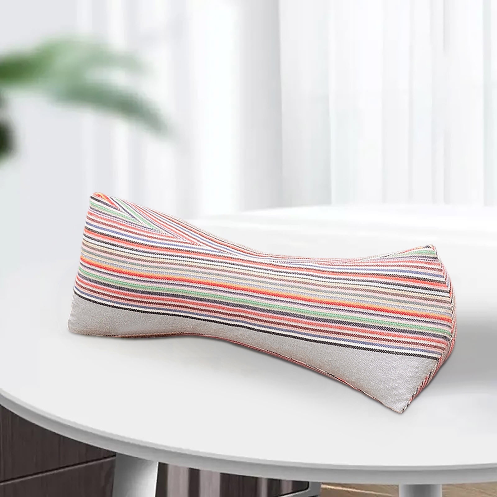 2 Packs Buckwheat Pillow for Neck Pain Relief Cervical Support Pillow with Ergonomic Design for Adults Home Office Travel Buckwheat Filled Pillow Core Orthopedic Bedding