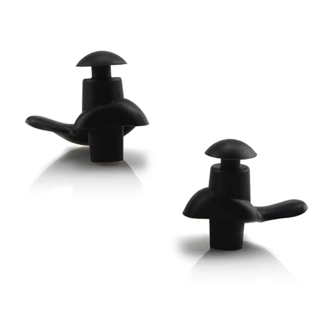 Yuarrent 1 par de tapones para los oídos de natación, tapones para los oídos de silicona antiruido, diseño ergonómico, suministros de esnórquel Cubiertas para muebles de jardín No.1 Yuarrent HA047007-01