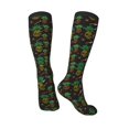 thumbnail image 4 of Daiia Sports Socks Pineapples Printed Novelty Crew Socks for Men Women Knee High Socks Cotton Socks Soft & Breathable Support Unisex Socks, 4 of 9