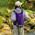 thumbnail image 3 of AUXDIQ Hiking Backpack 15L Lightweight Backpack Travel Daypack for Women Men Purple, 3 of 6