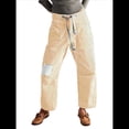 thumbnail image 1 of Jeans para Mujer Y2k con Rayas, Cordón Ajustable, Cintura Alta, Rectos, Pierna , Estilo Boyfriend, Pantalones Vaqueros Mom. Amarillo L, 1 of 8