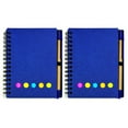 thumbnail image 1 of Cahier avec Porte-Stylo, Cahier de Poche Journaux, Petit Bloc-Notes Cahiers pour la Prise de Notes, Mini Blocs-Notes avec Porte-Stylo et Notes Autocollantes, 1 of 9