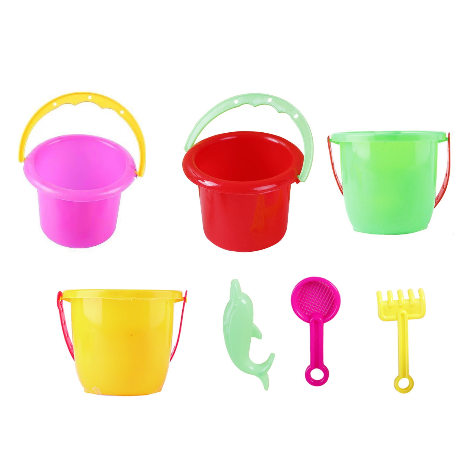 Shenmeida 1Set Beach Sand Bucket and Shovel Set for Kids Party Favor