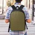 thumbnail image 5 of Uemuo Gold Glitter Printed Durable 17-inch Student Backpack - Lightweight, Waterproof, Adjustable Straps, Ideal for School, Work, Travel, 5 of 5