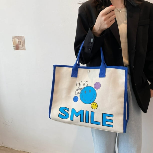 JennyShop Bolsas De Moda, Bolsas De Lienzo Codificadas En Color, Bolsas De Mujeres, Bolsas De Compras Artísticas De La Lona Coreana Instagram, Bolsas De Hombro Único