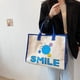 thumbnail image 1 of JennyShop Bolsas De Moda, Bolsas De Lienzo Codificadas En Color, Bolsas De Mujeres, Bolsas De Compras Artísticas De La Lona Coreana Instagram, Bolsas De Hombro Único, 1 of 10