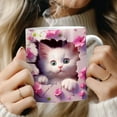thumbnail image 6 of WLAGOOD 3D Cute Cat Coffee Mug，Fashionable Cup Artistic Ceramic Cup Multifunctional Mug, 6 of 6