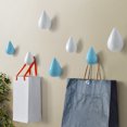 thumbnail image 4 of Gancho en forma de gota de agua, colgador de pared de madera, colgador trasero para puerta, llavero, bolso, sombrero, ropa, ganchos decorativos, 1 ud., 4 of 5