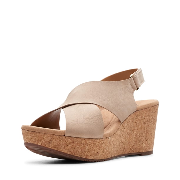 Clarks Annadel Eirwyn Sandalia de cuña para mujer Sand 9 W US