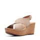 thumbnail image 1 of Clarks Annadel Eirwyn Sandalia de cuña para mujer Sand 9 W US, 1 of 1