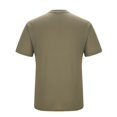 thumbnail image 4 of Homenesgenics Mens Shirts Men Tops T Shirts for Man Man Solid-Color Casual Elastic Sports Short Sleeve Round-Neck Top Brown XXL, 4 of 6
