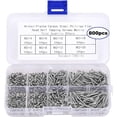 thumbnail image 1 of 168 800pcs Surtido de pequeños tornillos autorroscantes M2 Tornillos para madera de cabeza plana Phillips avellanados (M2-4mm 5mm 6mm 8mm 10mm 12mm 16mm 20mm) JAMW Sencillez, 1 of 5