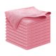 thumbnail image 2 of 10 paños de limpieza de microfibra, toalla de limpieza para platos húmedos y secos, toalla absorbente para platos, ollas de oficina y lavar platos. Rosa, 2 of 8