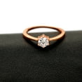 thumbnail image 7 of Uloveido Classical 6 Claw Round Brilliant Cubic Zirconia CZ Wedding Engagement Promise Ring for Women J002 (Female, Size 7), 7 of 7