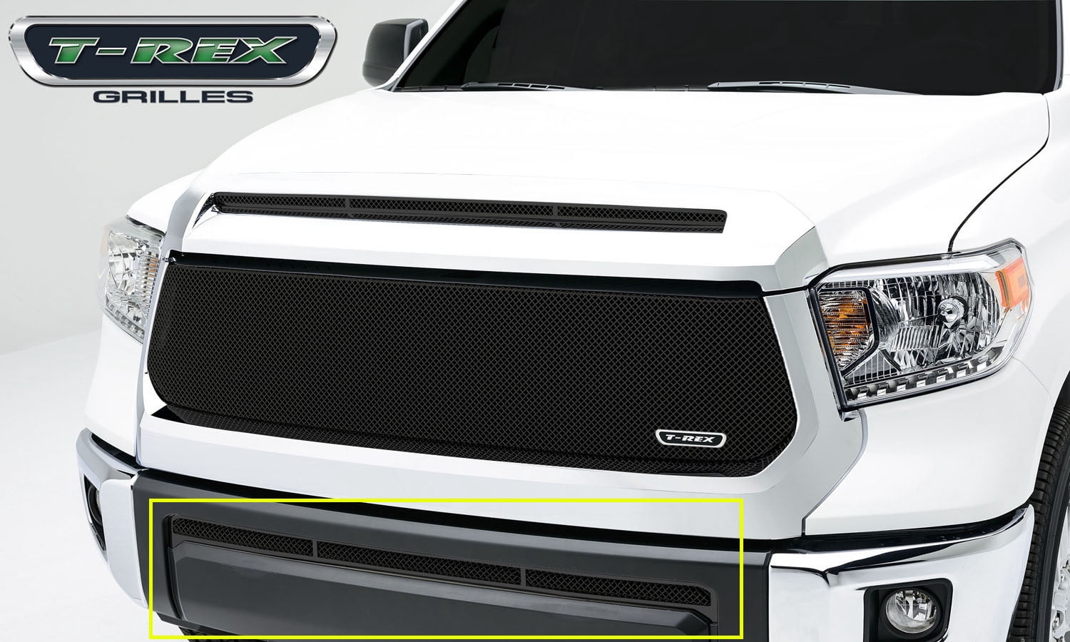 T-Rex Grilles Upper Class Mesh Grille, Black, for 2014-2015 Toyota Tundra, 4 lbs
