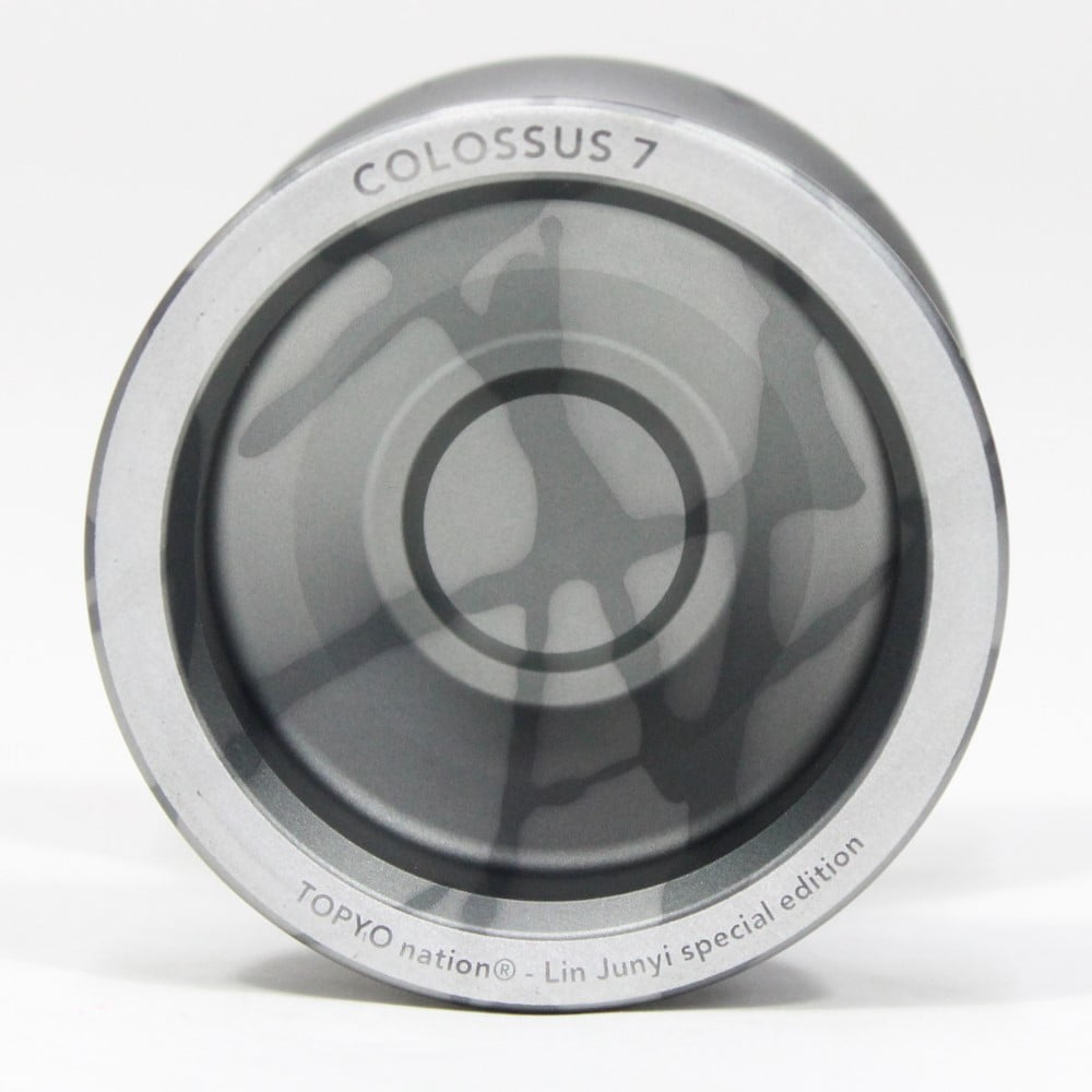 TOP YO Colossus 7 Yo-Yo - Seventh Generation - 7003 AL YoYo (Dark Gray Gray Junyi Lin Signature Color)